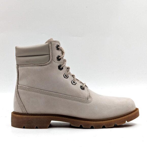 Timberland Women Linden Woods Lace-up 6 in Light Taupe Combat boots size 8 - Picture 9 of 11